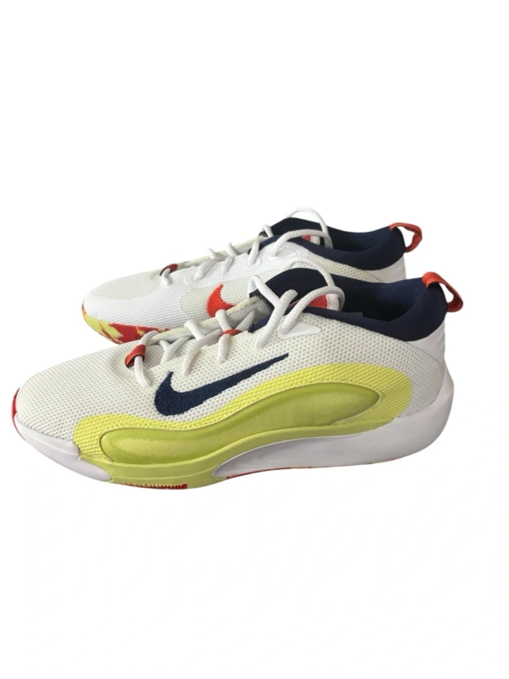 Nike‎ ISOFLY GS White Limelight Size 7 Kid Athletic Shoes HJ3866-100 NWOT